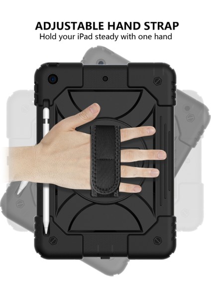 Ipad 10.2 ve 10.2 （2020 Için Zor Durum） (Siyah) (Yurt Dışından) fiyatları