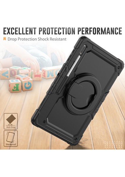 Samsung Galaxy Tab S8 Ultra Için Silikon + Pc Tablet Kılıfı (Siyah) (Yurt Dışından) indirimleri