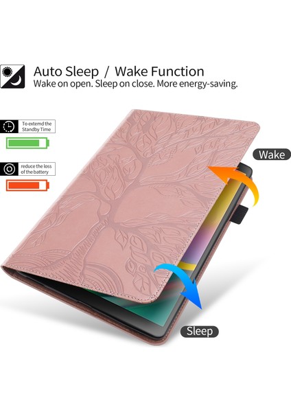 Ipad 9.7 (2018) / (2017) Için Yaşam Ağacı Deri Kılıfı (Rose Gold) (Yurt Dışından) modelleri