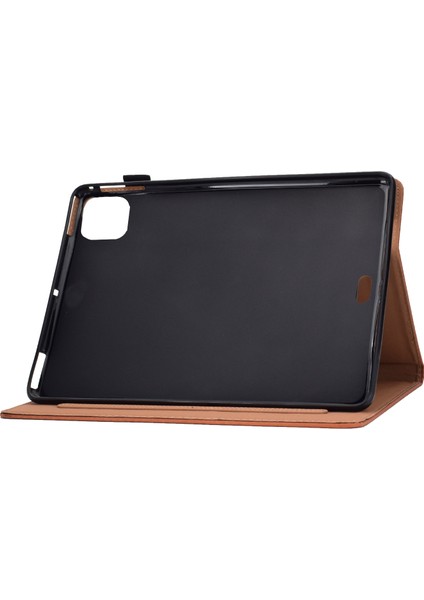 Ipad Air Için (2020) 10.9 Düz Renkli Deri Kasa (Kahverengi) (Yurt Dışından) indirimleri