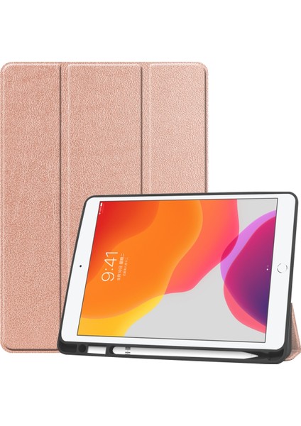 Ipad 10.2 & 10.2 (2020) Için Deri Kılıf (Rose Gold) (Yurt Dışından)