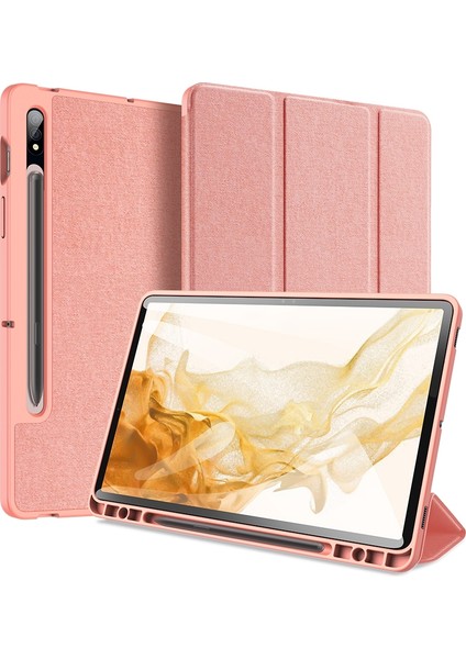 Dux Ducis Domo Serisi Tablet Kılıf Samsung Galaxy Tab S8 Için (Pink) (Yurt Dışından) modelleri