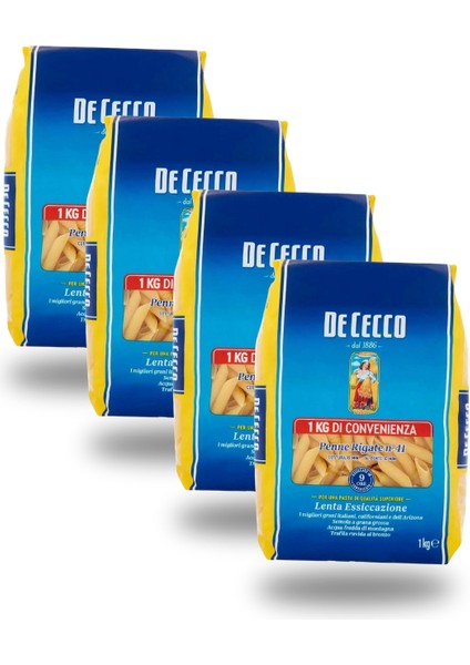 Penne Rigate Makarna 1 kg x4