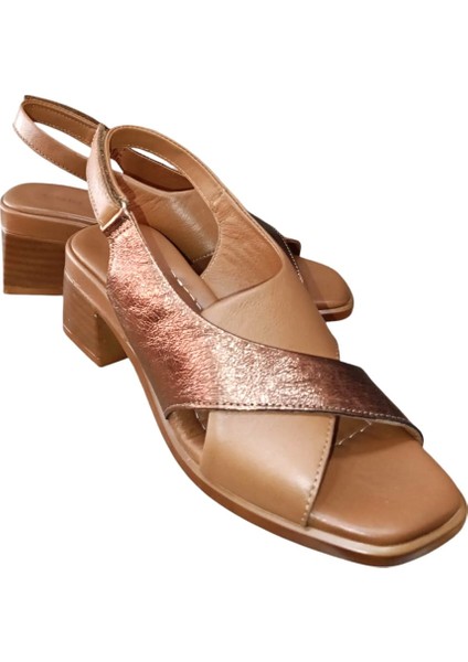 45208 Kadın Deri Kalın Kısa Topuklu Comfort Sandalet Siyah fiyatları