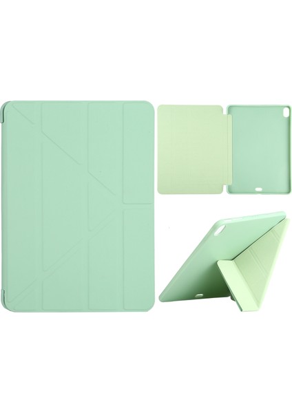 Pu + Silikon Deri Kılıf Ipad Air (2020) 10.9 Inç (Green) (Yurt Dışından)