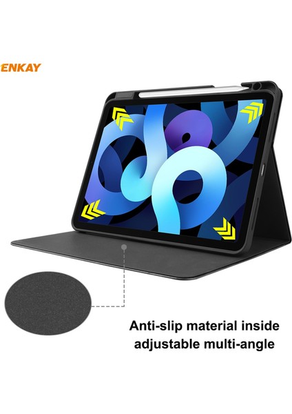 Ipad Air 10.9 2020 / iPad Pro 11 2018 Için Enkay Smart Case (Siyah) (Yurt Dışından) modelleri