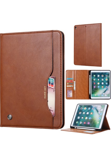 Ipad Hava Için Deri Kılıf (2019) (Brown) (Yurt Dışından)