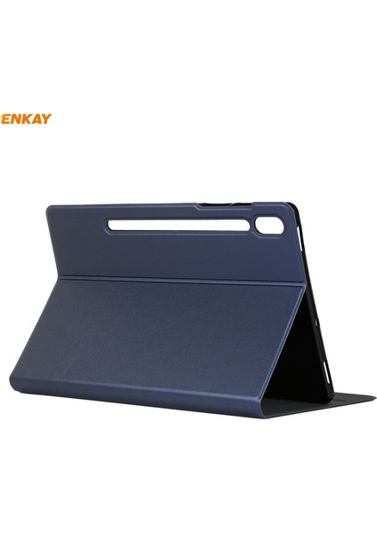 Galaxy Tab S7 11.0 T870 / T875 Enkay Pu + Tpu Kılıfı (Dark Blue) (Yurt Dışından) fiyatları