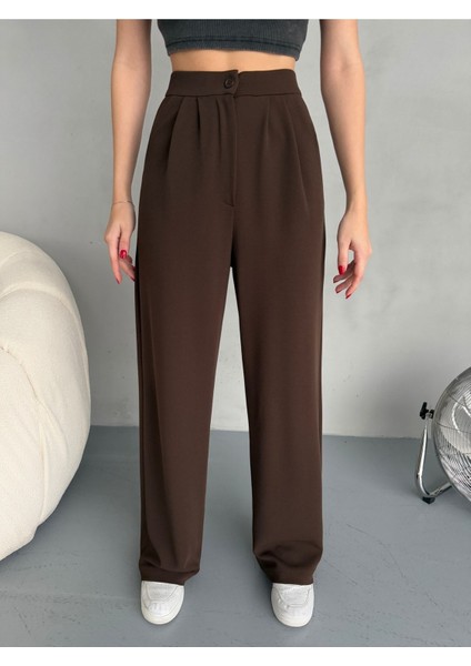 Kadın Likralı Salaş Geniş Paça Palazzo Pantolon fiyatları