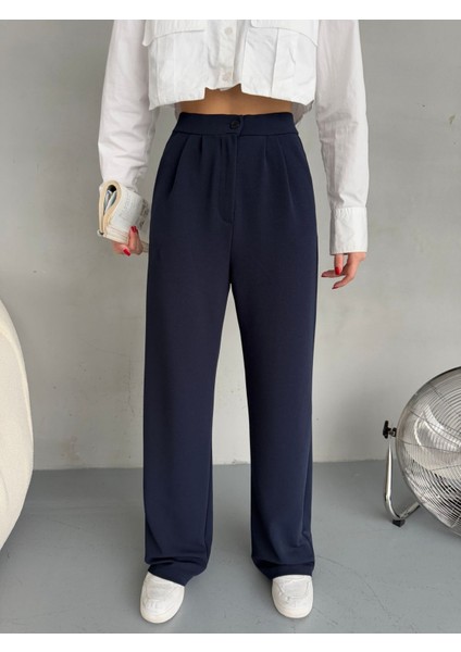 Kadın Likralı Salaş Geniş Paça Palazzo Pantolon fiyatları