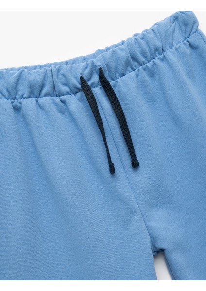 Pamuklu Beli Bağcıklı Basic Şort