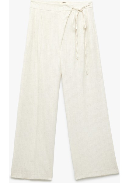 Keten Karışımlı Pantolon