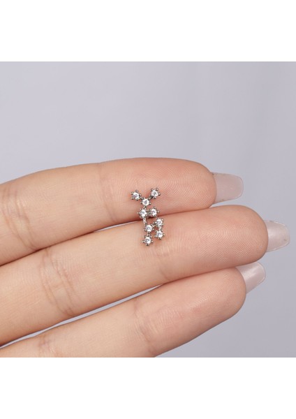Taşlı Çelik Tragus Küpe NUR-KE03318 fiyatları