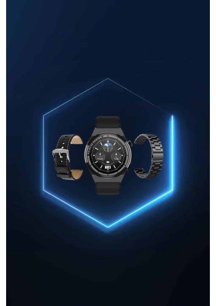 Anc Özellikli Bluetooth Kulaklık ve Amoled Ekran Akıllı Saat Uyku ve Sağlık Takibi Nabız Ölçer