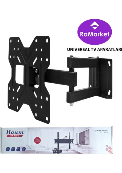 Lg - Samsung Marka Hareketli Tv Askı Aparatı 22 Inc - 43 Inc Arası Uyumlu
