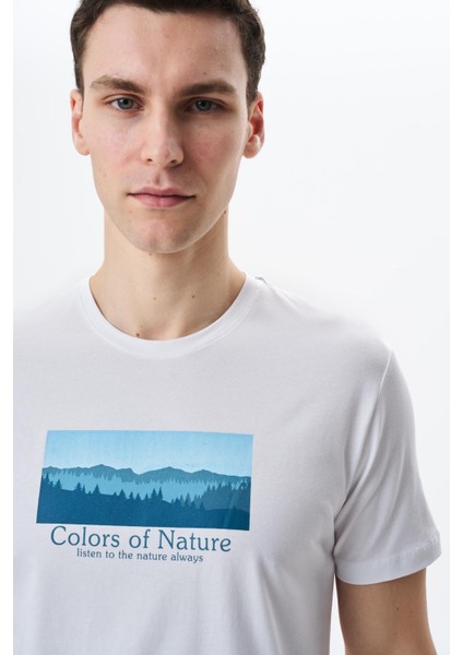 Erkek Regular Fit Baskılı Süprem Bisiklet Yaka Tişört Y29344453802 fiyatları