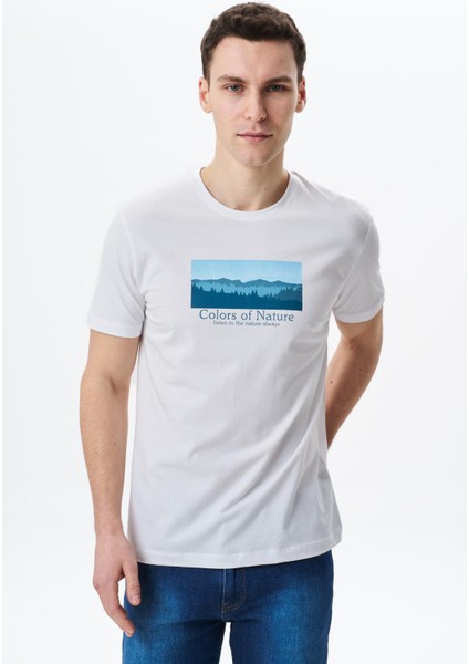 Erkek Regular Fit Baskılı Süprem Bisiklet Yaka Tişört Y29344453802 modelleri