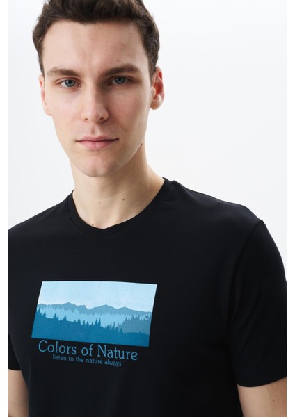 Erkek Regular Fit Baskılı Süprem Bisiklet Yaka Tişört Y29344453802 fiyatları