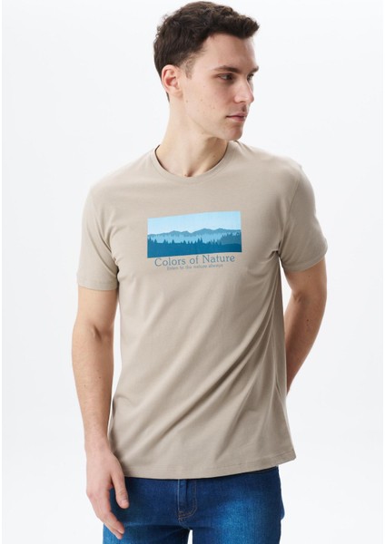 Erkek Regular Fit Baskılı Süprem Bisiklet Yaka Tişört Y29344453802 modelleri