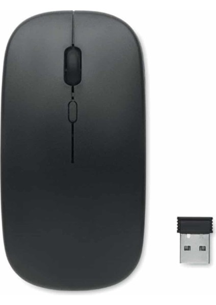 Kablosuz Mouse Fare Şarjlı Bluetooth Wireless Çift Modlu Sessiz