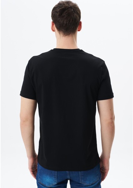 Erkek Regular Fit Baskılı Süprem Bisiklet Yaka Tişört Y29344453302