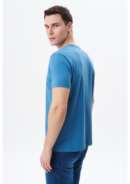 Erkek Regular Fit Baskılı Süprem Bisiklet Yaka Tişört Y29344453302