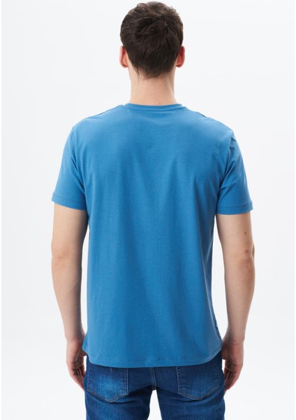 Erkek Regular Fit Baskılı Süprem Bisiklet Yaka Tişört Y29344453302