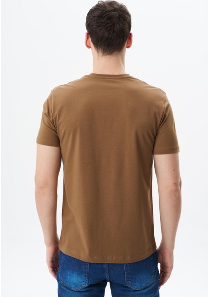 Erkek Regular Fit Baskılı Süprem Bisiklet Yaka Tişört Y29344453402
