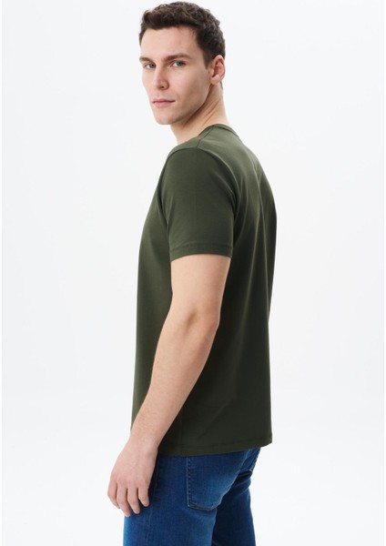 Erkek Regular Fit Baskılı Süprem Bisiklet Yaka Tişört Y29344453302 fırsatları