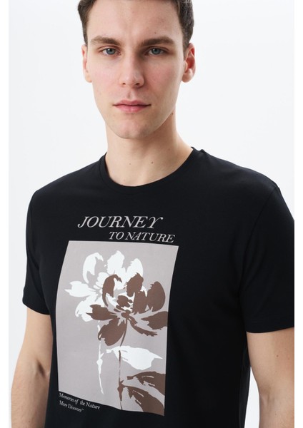 Erkek Regular Fit Baskılı Süprem Bisiklet Yaka Tişört Y29344453202 fiyatları