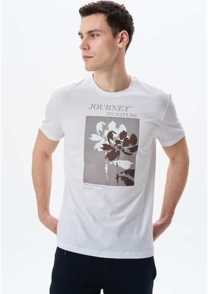 Erkek Regular Fit Baskılı Süprem Bisiklet Yaka Tişört Y29344453202 modelleri