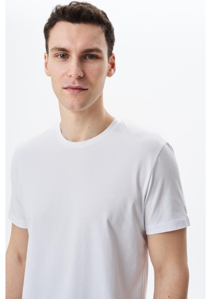 Erkek Regular Fit Basic Süprem Bisiklet Yaka Tişört Y29344453002
