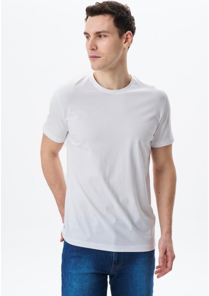 Erkek Regular Fit Basic Süprem Bisiklet Yaka Tişört Y29344453002