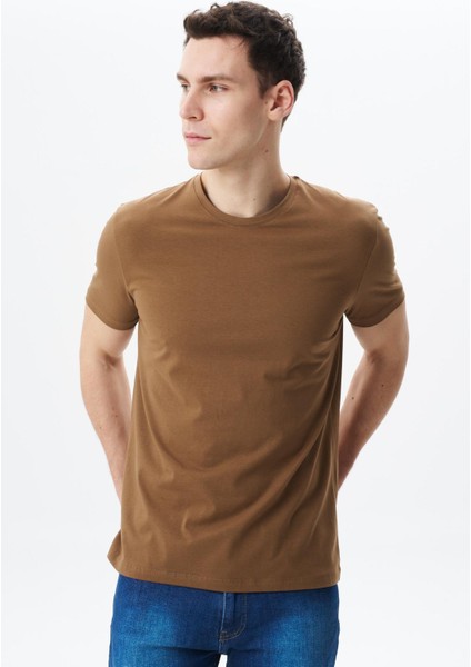 Erkek Regular Fit Basic Süprem Bisiklet Yaka Tişört Y29344453002