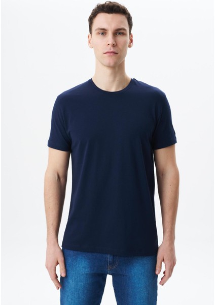 Erkek Regular Fit Basic Süprem Bisiklet Yaka Tişört Y29344453002
