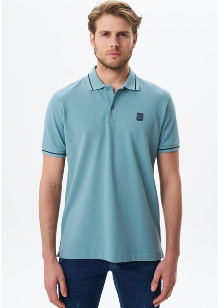 Erkek Regular Fit Basic % 100 Pamuk Pike Polo Yaka Tişört Y29374354402