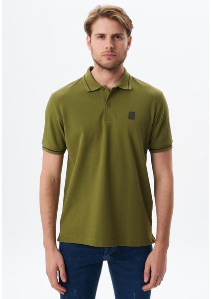 Erkek Regular Fit Basic % 100 Pamuk Pike Polo Yaka Tişört Y29374354402