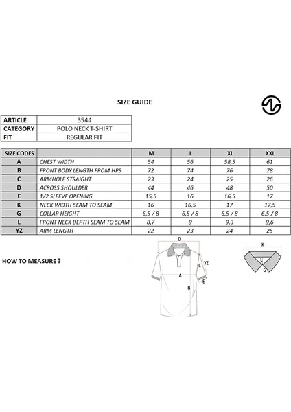 Erkek Regular Fit Basic % 100 Pamuk Pike Polo Yaka Tişört Y29374354402