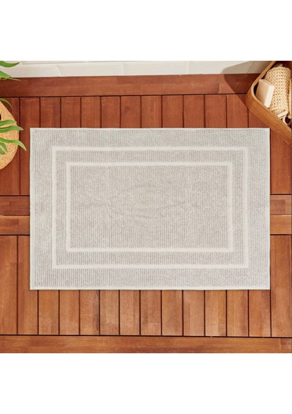 Soft Premium Ayak Havlusu - Gri - 50X70 cm