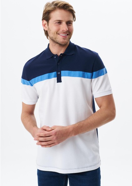 Erkek Regular Fit Basic % 100 Pamuk Pike Polo Yaka Tişört Y29374354702