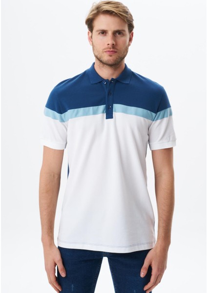 Erkek Regular Fit Basic % 100 Pamuk Pike Polo Yaka Tişört Y29374354702