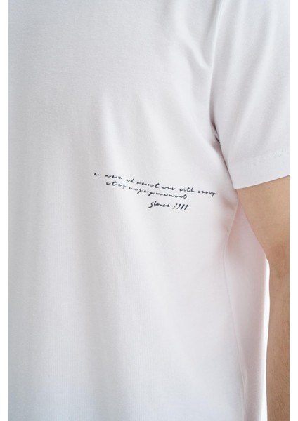 Erkek Regular Fit Yazı Baskılı Süprem Bisiklet Yaka Tişört Y29344472802 modelleri