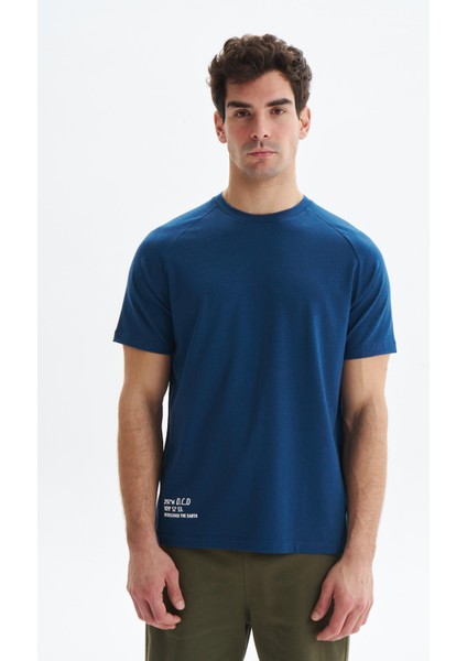 Erkek Regular Fit Basic Reglan Kollu Süprem Bisiklet Yaka Tişört Y29344472202