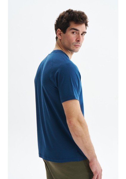 Erkek Regular Fit Basic Reglan Kollu Süprem Bisiklet Yaka Tişört Y29344472202 fırsatları