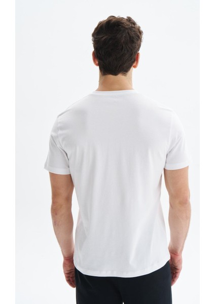 Erkek Regular Fit Yazı Baskılı Süprem Bisiklet Yaka Tişört Y29344472402 indirimleri
