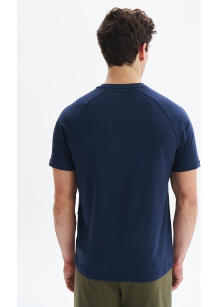 Erkek Regular Fit Basic Reglan Kollu Süprem Bisiklet Yaka Tişört Y29344472202 indirimleri