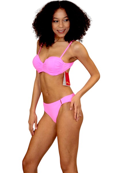 Straplez Dolgulu Kaplı Bikini Takımı fiyatları
