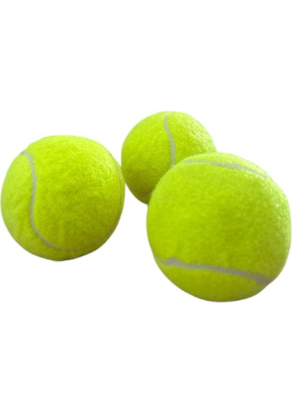 3'lü Tenis Topu Paketli Antrenman Topu Kaliteli Tenis Topu