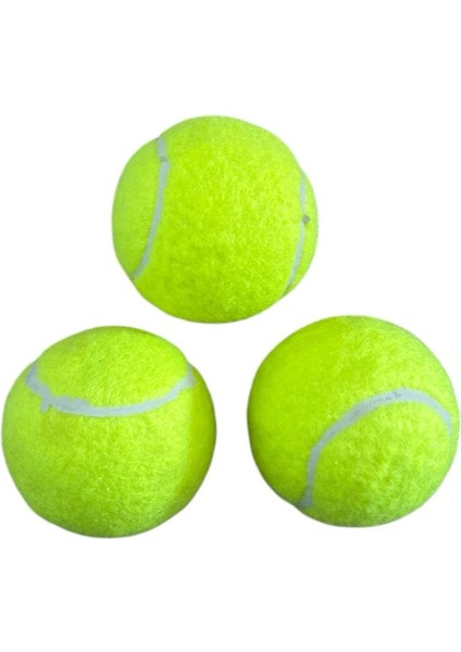3'lü Tenis Topu Paketli Antrenman Topu Kaliteli Tenis Topu