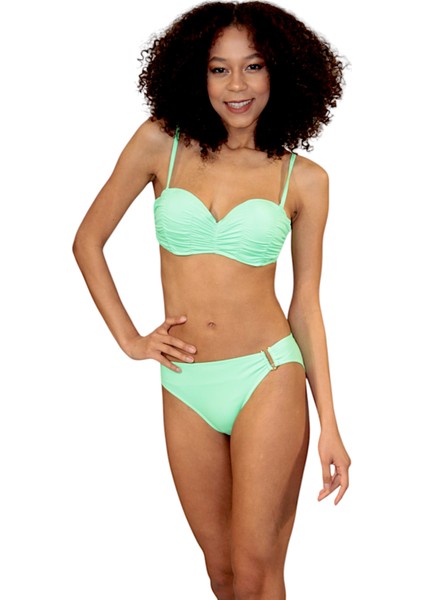 Straplez Dolgulu Kaplı Bikini Takımı fiyatları